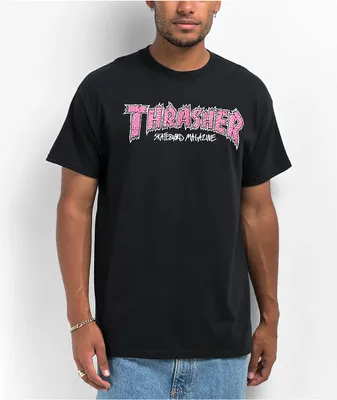 Thrasher Brick Black T-Shirt