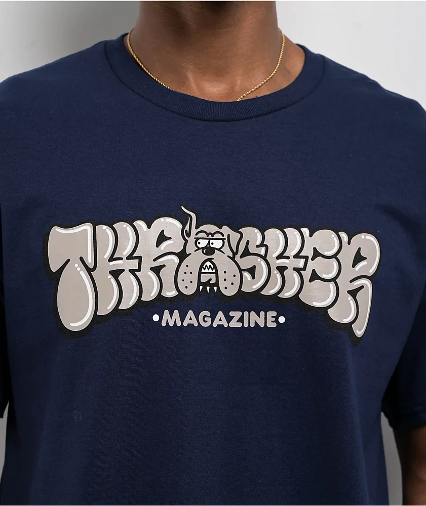 Thrasher Bully Navy T-Shirt