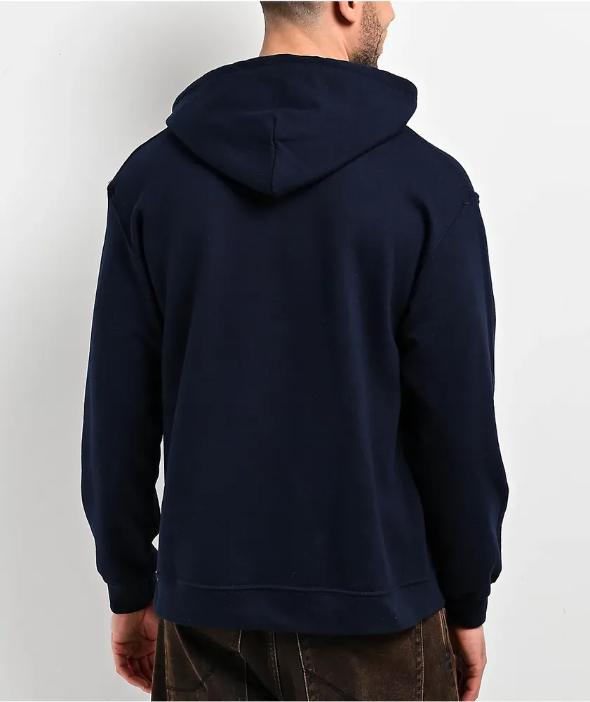 Thrasher Cover Logo Navy Hoodie