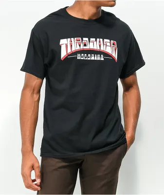 Thrasher Firme Logo Black T-Shirt