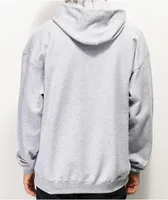 Thrasher Flame Logo Grey Hoodie