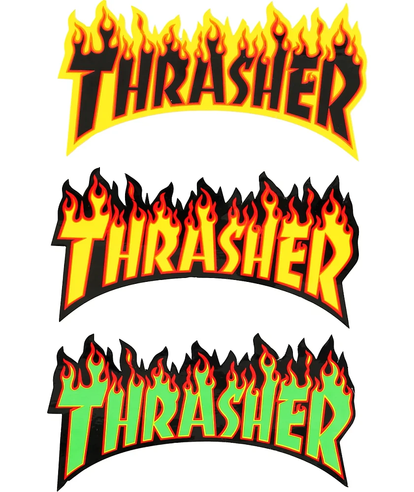 Thrasher Flame Logo Sticker