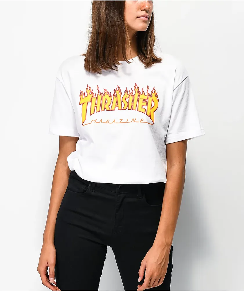 THRASHER Trademark T-Shirt White