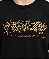 Thrasher Gato Black T Shirt