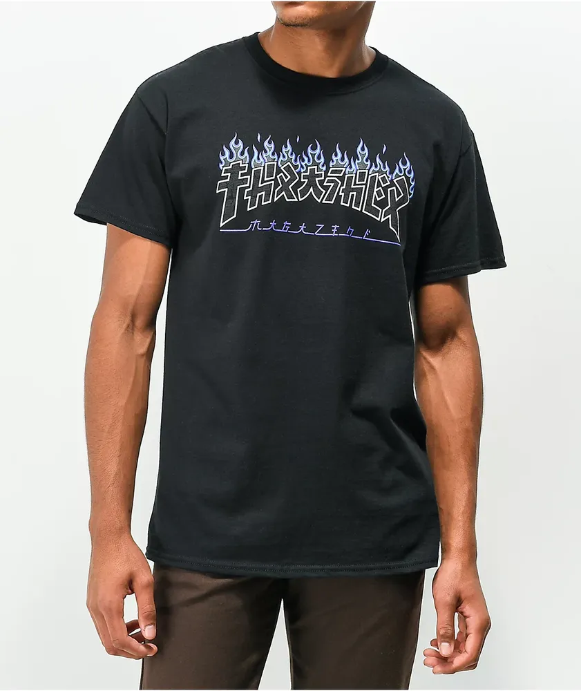 Thrasher Godzilla Charred Black T-Shirt