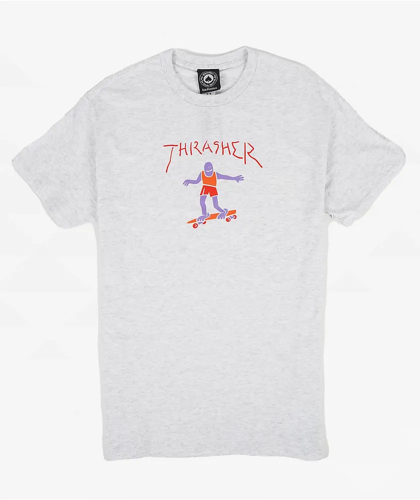 Thrasher Gonz Fill Grey T-Shirt