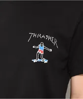 Thrasher Gonz Mini Logo Black T-Shirt