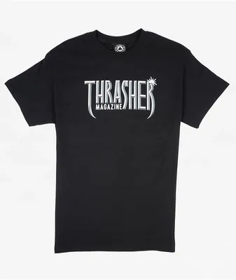 Thrasher Gothic Black T-Shirt