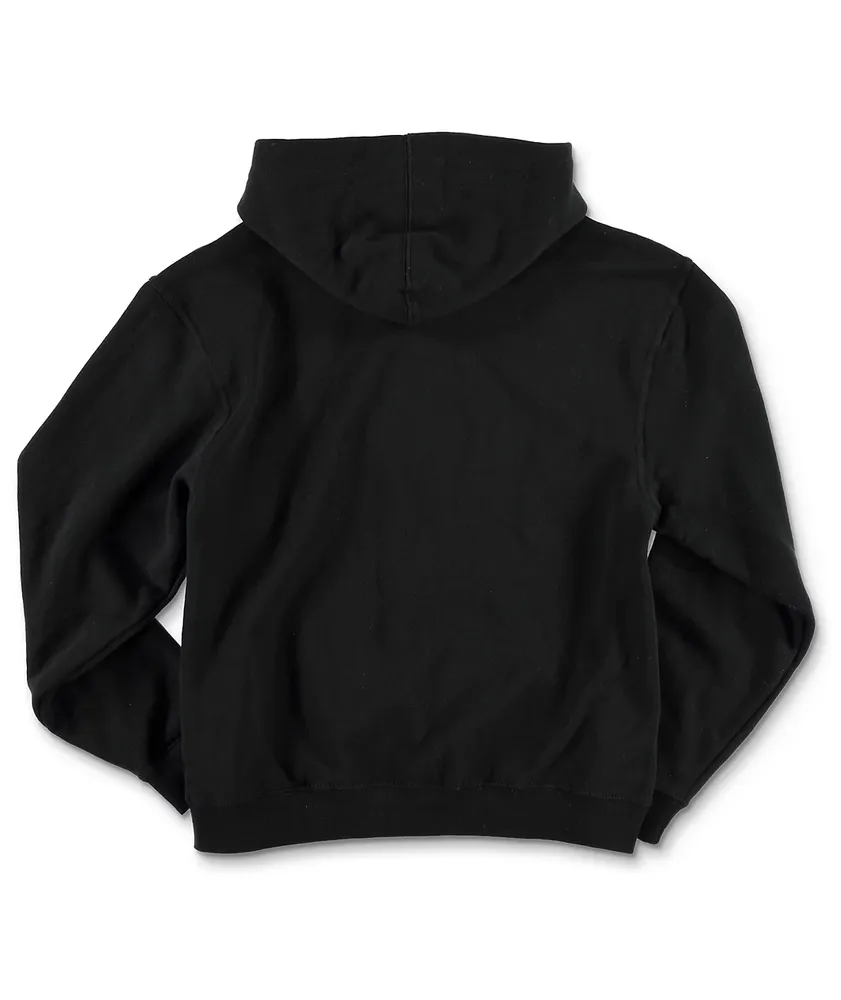 Thrasher Kids' Flame Logo Black Hoodie