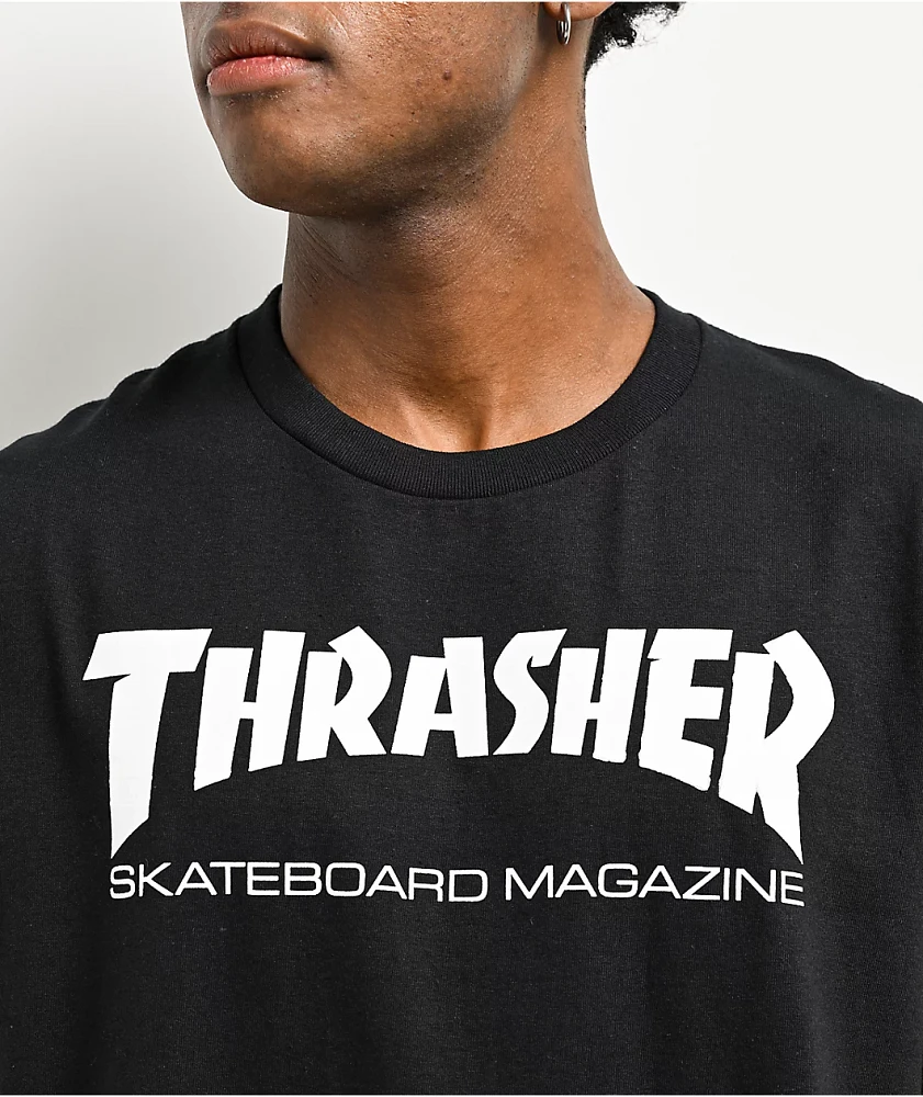 Thrasher Mag Logo Black T-Shirt