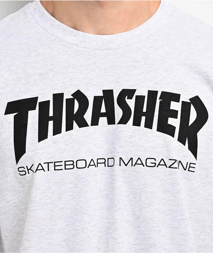 Thrasher Mag Logo White T-Shirt