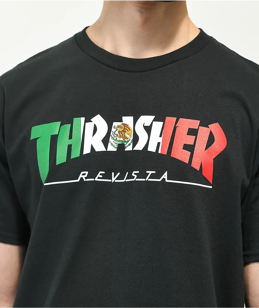 Thrasher Mexico Black T-Shirt