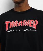 Thrasher Outline Black T-Shirt