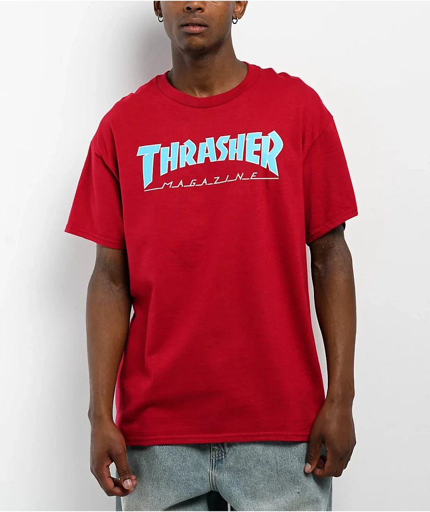 Thrasher Outline Red T-Shirt