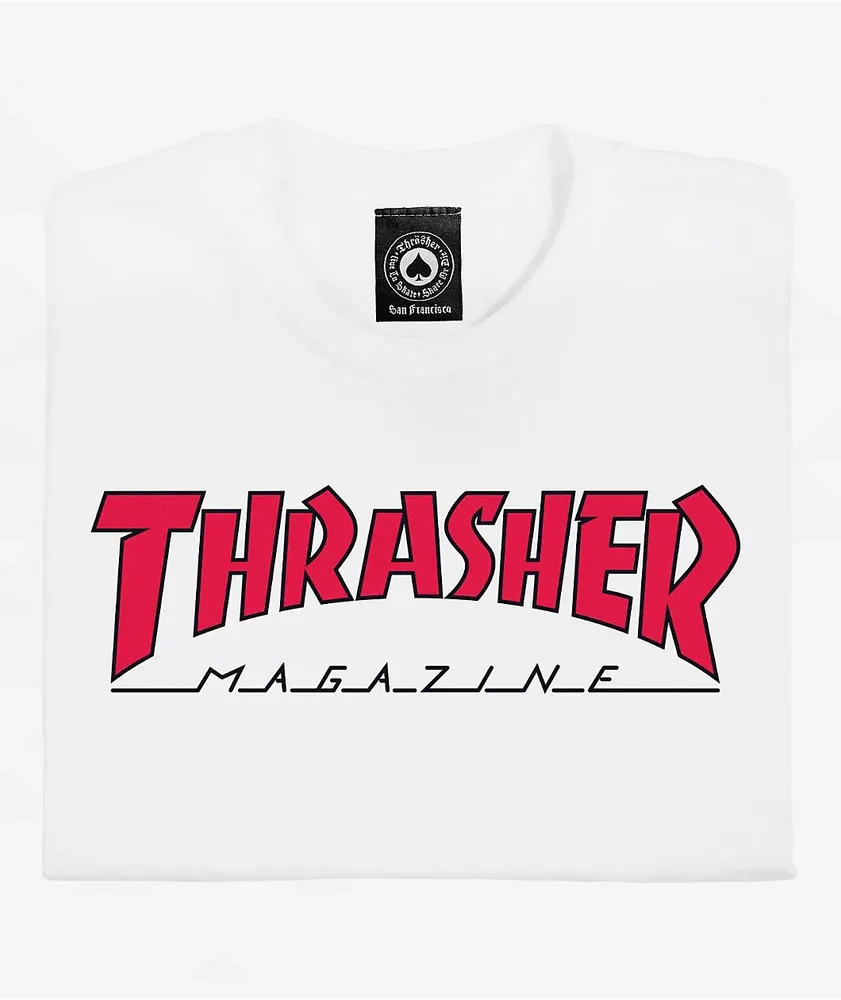 Thrasher Outline White T-Shirt