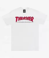 Thrasher Outline White T-Shirt