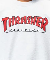 Thrasher Outlined Grey Crewneck Sweatshirt