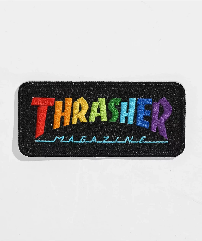 Thrasher Rainbow Logo Patch 