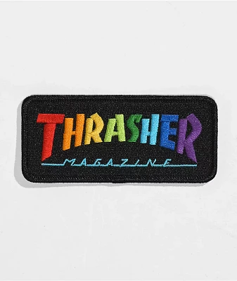 Thrasher Rainbow Logo Patch