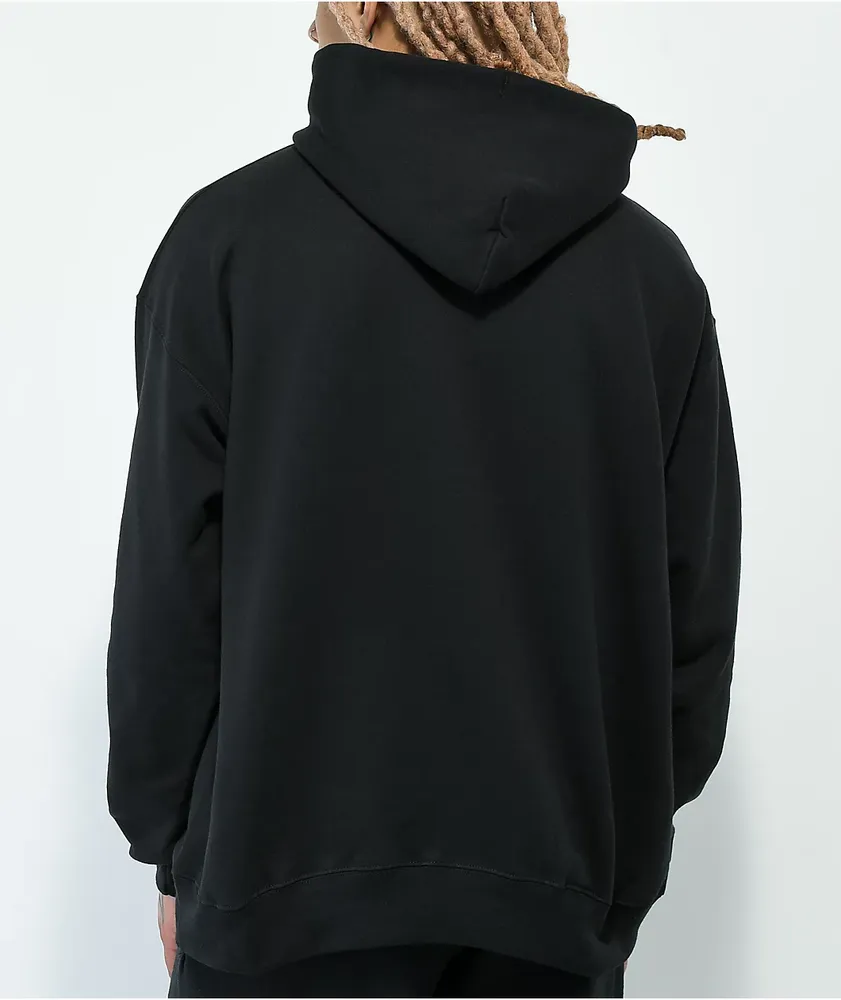 Thrasher Roja Black Hoodie