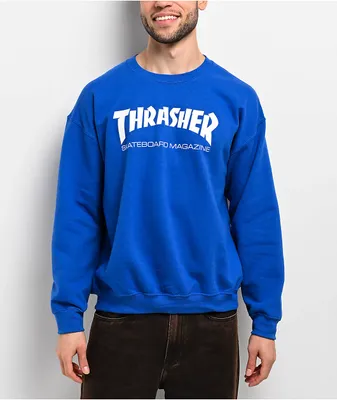 Thrasher Skate Mag Blue Crewneck Sweatshirt