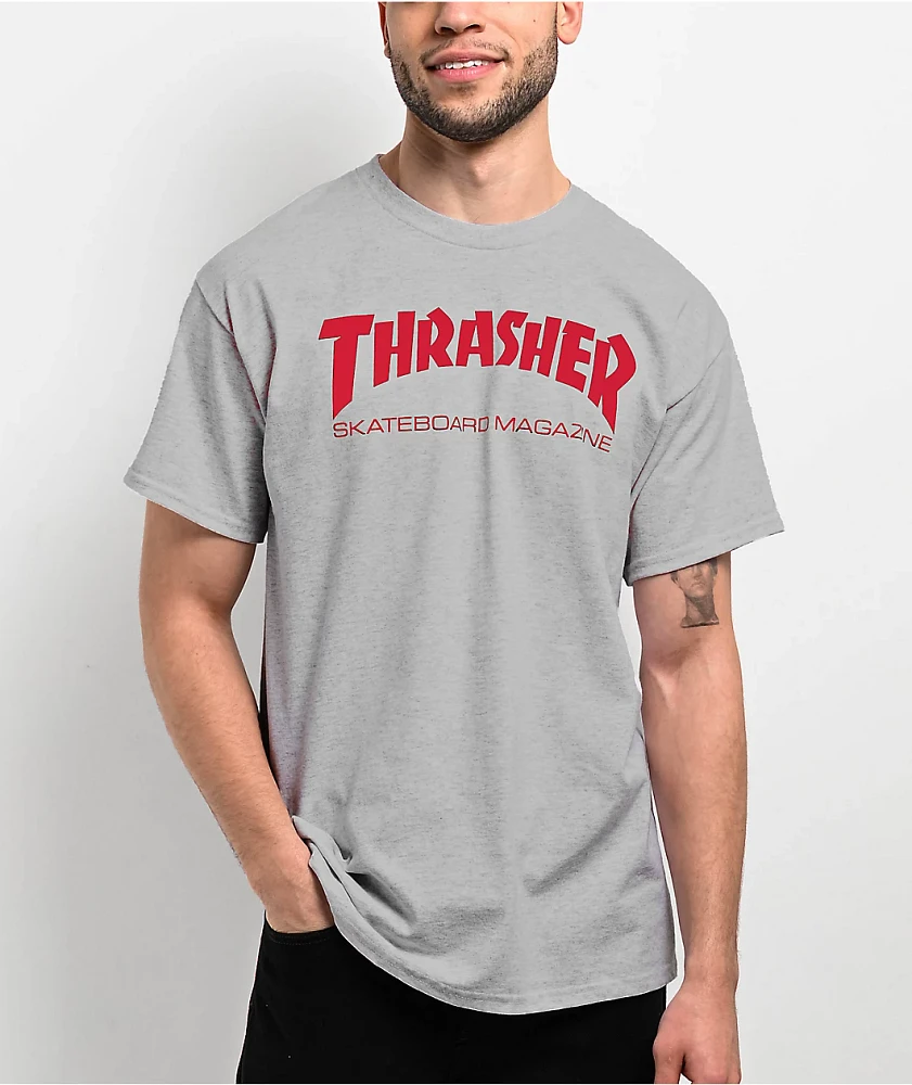 Thrasher Skate Mag Grey T Shirt