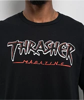 Thrasher Slash Black T-Shirt