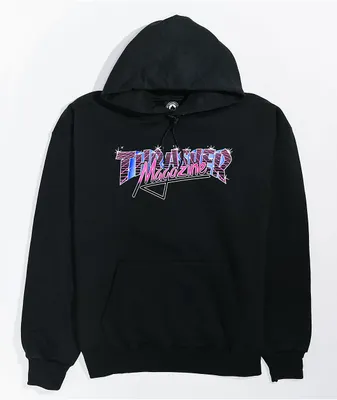 Thrasher Vice Logo Black Hoodie