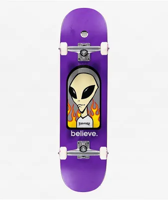 Thrasher x Alien Workshop Believe 8.25" Skateboard Complete