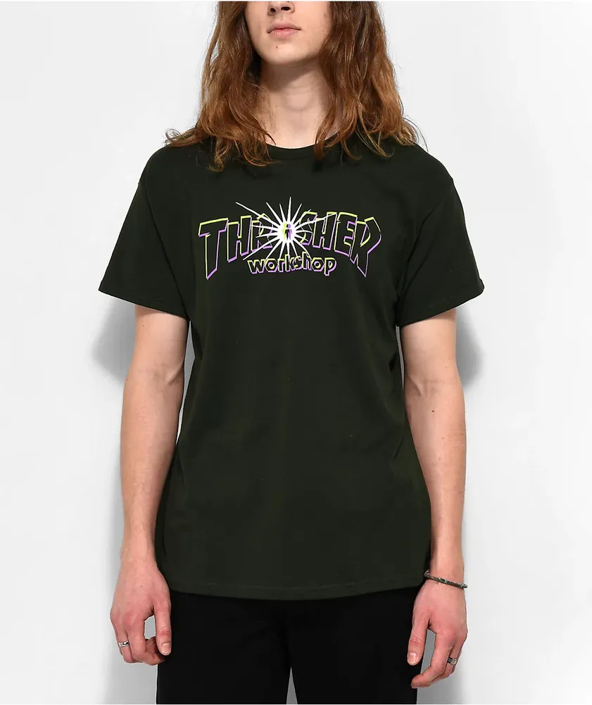 Thrasher x Alien Workshop Nova Green T-Shirt