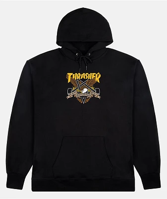 Thrasher x Anti-Hero Eaglegram Black Hoodie