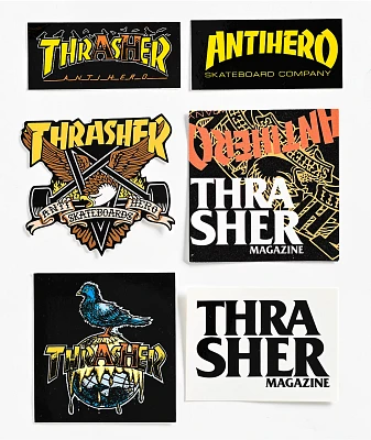 Thrasher x Anti-Hero Sticker Pack