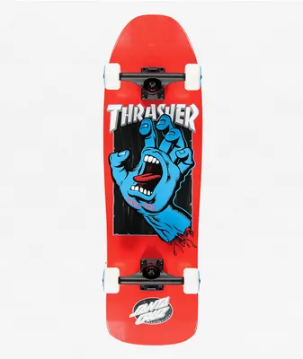 Thrasher x Santa Cruz Screaming Hand 9.35" Cruiser Skateboard Complete
