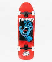 Thrasher x Santa Cruz Screaming Hand 9.35" Cruiser Skateboard Complete