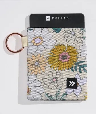 Thread Blossom Beige Elastic Wallet