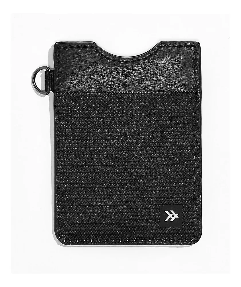 Thread Vertical Black Cardholder Wallet