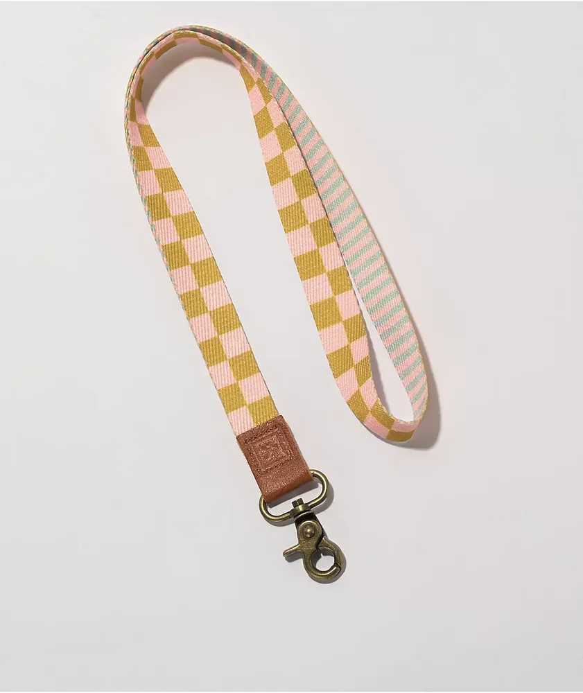 Thread Ziggy Pink & Orange Lanyard