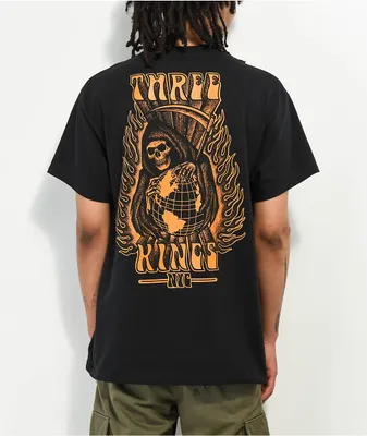 Three Kings Tattoo NYC Reaper Black T-Shirt