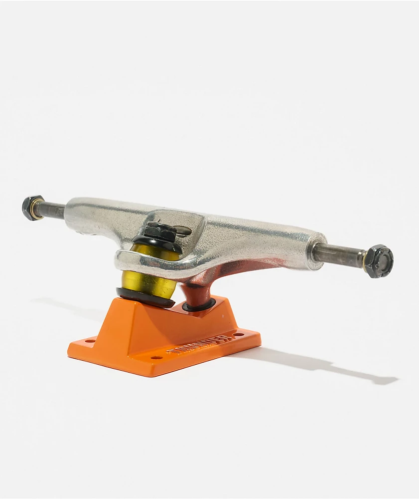 Thunder Foy Fauna Pro Edition Polished Silver & Orange 149 Skateboard Truck