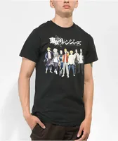 Tokyo Revengers Group Black T-Shirt