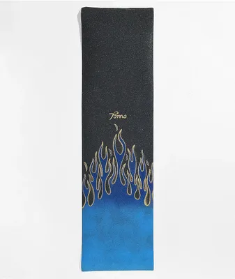 Tomo Flame Tail Blue Grip Tape