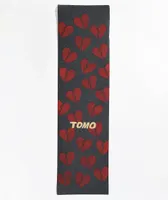 Tomo Skate Co. Broken Hearts Red Grip Tape