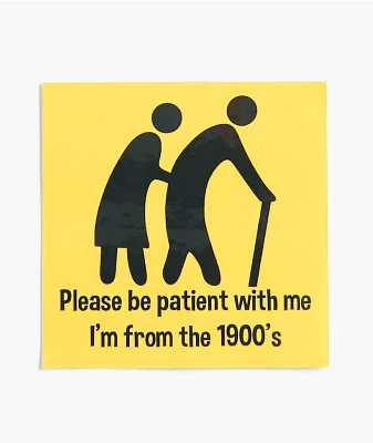Toosie Be Patient Sticker