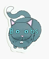 Toosie Boobs Cat Sticker