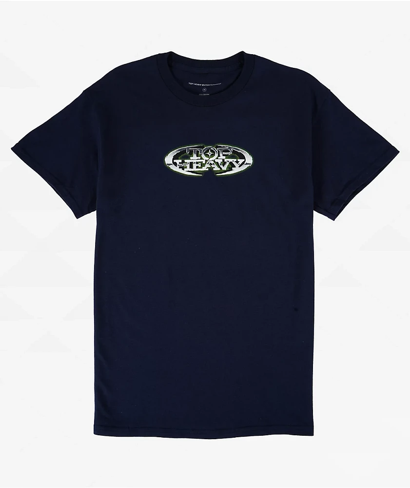 Top Heavy H Files Navy T-Shirt