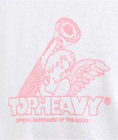 Top Heavy Hardware Of The Gods White T-Shirt