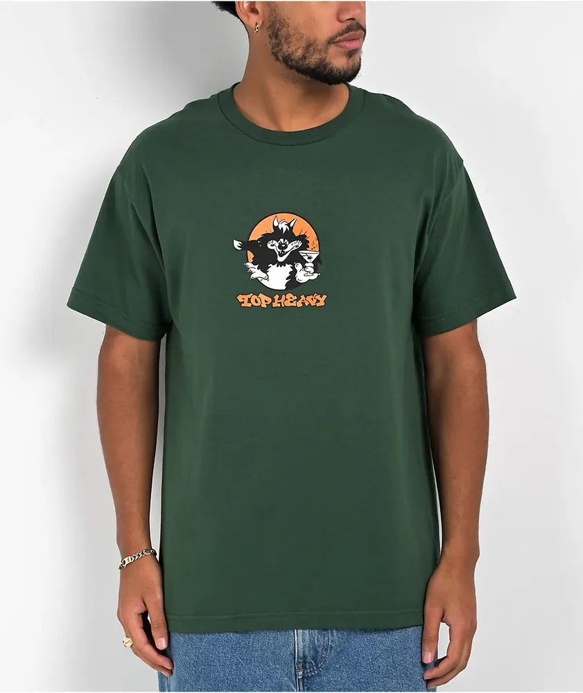 Top Heavy Martin Forest Green T-Shirt