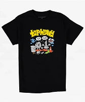 Top Heavy Screwed Black T-Shirt