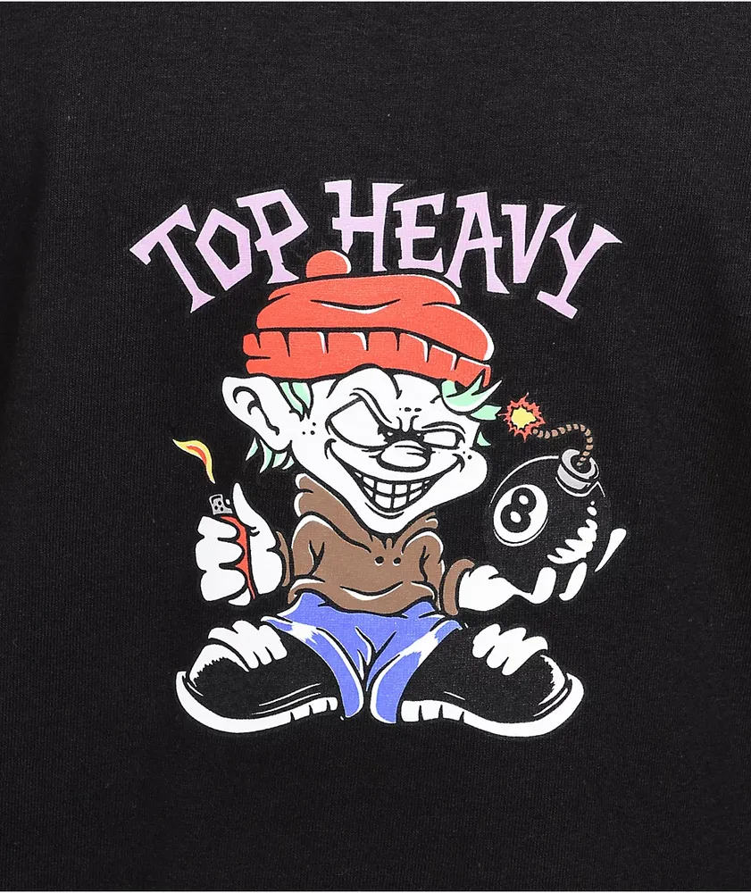 Top Heavy Top Boy Black T-Shirt