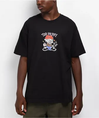 Top Heavy Top Boy Black T-Shirt
